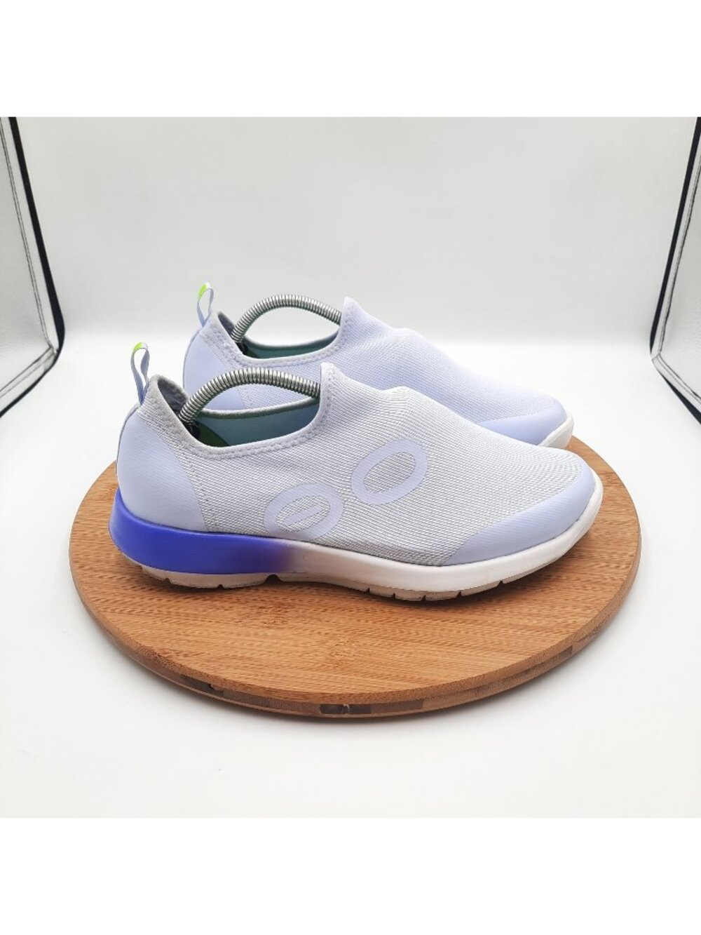OOfos OOmg Sport Womens 8.5 Shoes Purple Jade Fade Slip On Recovery Gym Sneakers